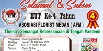 Asosiasi Florist Medan Akan Rayakan HUT yang Ke-4
