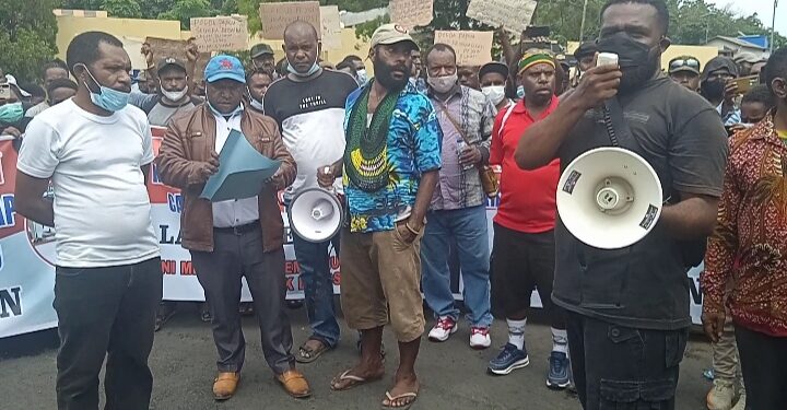 Tim Koalisi Yalimo Menang Datangi Polda Papua Tuntut Keadilan