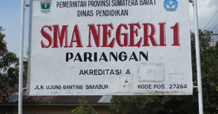 Diduga Menyimpang, LSM BERKORDINASI Pertanyakan Alokasi Dana BOS SMAN 1 Pariangan TA 2020