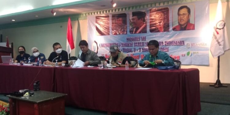 Hari Pertama, Kongres VII Konfederasi SBSI Tetapkan 5 Majelis Pimpinan Sidang