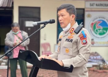 Dalam Rangka Pengamanan Pilkades Serentak Polres Taput Terjunkan 344 Personil