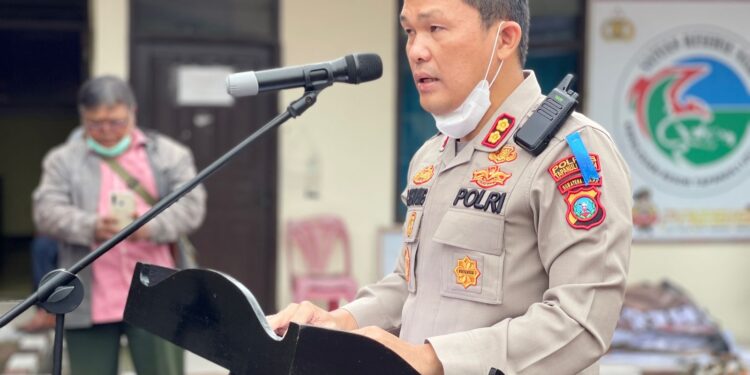 Dalam Rangka Pengamanan Pilkades Serentak Polres Taput Terjunkan 344 Personil