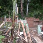 Bangunan menggunakan Dana Desa tanpa Plang Proyek di Desa Tarutung Baru