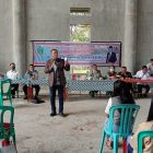 Tampak anggota DPRD Dr Jonius Taripar P Hutabarat yang juga Sekertaris Komisi A DPRD Sumatera Utara sedang mensosialisasikan bahaya Narkoba 
