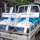Peti Mati dikirim OTK, Senin (29/11/2021) di Desa Paropo, Kecamatan Silahisabungan, Kabupaten Dairi