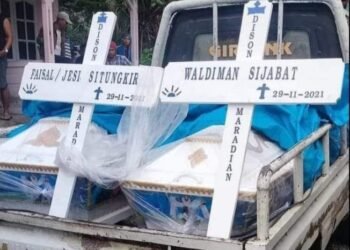 Heboh, Warga Desa Paropo Silahisabungan Dairi Dapat Kiriman Dua Peti Mati Dan Salib