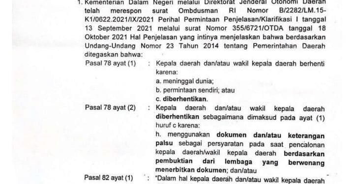 Tanggapi Laporan Prof Yusuf Leonard Henuk MRur Sc PhD Terkait Gelar “Drs” Nikson Nababan, Mendagri Surati Gubsu