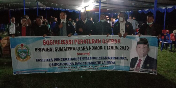 Anggota DPRD Sumut Sosialisasikan Bahaya Narkoba di Kecamatan Muara