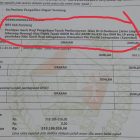 Bukti Surat Perintah Pencairan Dana (SPPD), Penitipan Ganti Rugi Pengadaan Tanah Pembangunan Jalan Dr Ir Soekarno (Jalan Lingkar Siborongborong) ke Pengadilan Negeri Tarutung
