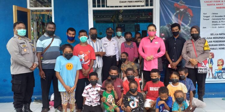 Dinas Pendidikan Tinjau PKBM Muda-mudi Papua Hebat Milik Yayasan Peduli Difabel Nabire