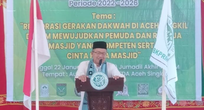 Sekda Singkil Buka Musda BKPRMI Ke II