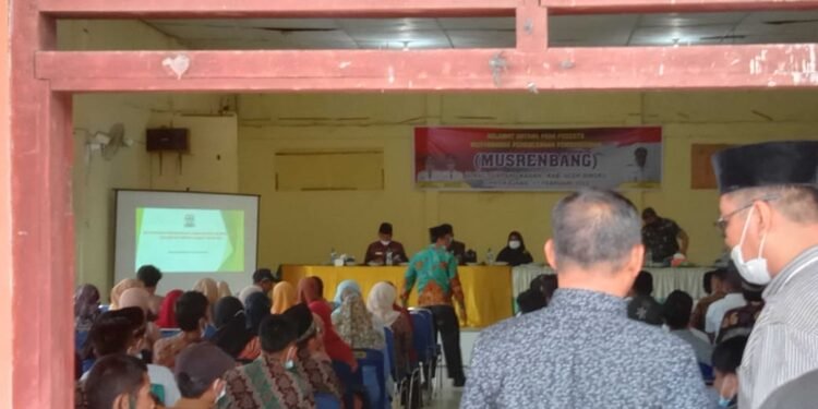 Pelaksanaan Musrembang Kecamatan Simpang Kanan Sempat Rusuh, Disaat Hendak Meniadakan Tanya Jawab Yang Biasanya Dilaksanakan