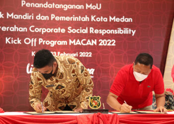 Pemko Medan & Bank Mandiri Tanda Tangani MoU, Bobby Nasution : Upaya Dorong Peningkatan Digitalisasi Di Masyarakat