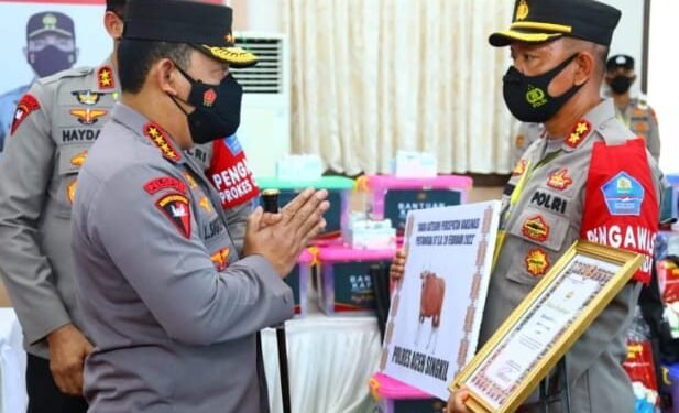 Kapolres Singkil Ucap Terima Kasih Atas Penghargaan Kapolri Mengenai Pencapaian Vaksinasi Covid 19