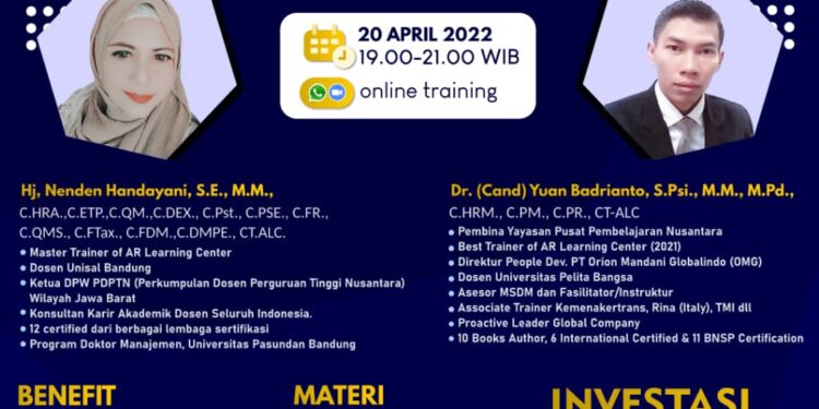 Usai Ikuti Pelatihan C.HRA of AR Learning Center, Peserta Jadi Paham Tentang Dunia Usaha dan Bisnis