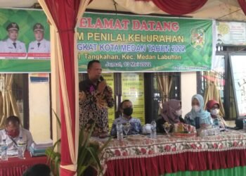 Kelurahan Tangkahan Masuk Penilaian Kelurahan Tingkat se-Kota Medan Tahun 2022