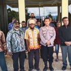 Panitia bersama pengurus LMA di wilayah Lapago saat beraudiensi dengan Kapolres Jayawijaya di Mapolres, Jumat (27/5/2022). 