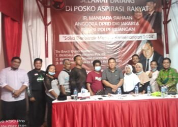 DPRD DKI Jakarta Terima Pedagang Korban Kebakaran Pasar Jaya Kalideres di Rumah Aspirasi Manuara Siahaan