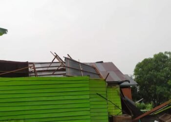 Angin Puting Beliung dan Hujan Deras Rusak 7 Rumah Warga di Kolaka