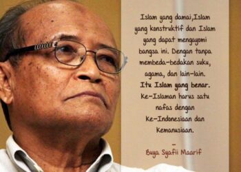 Potret Kedekatan Puan dan Buya Syafii