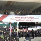 Deklarasi Dami Berujung Pada Permintaan Masyarakat adat Untuk Daerah Otonomi Baru (DOB) secara resmi diterima melalui honai adat (LMA)