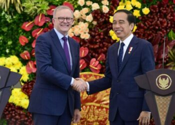 Presiden Joko Widodo menerima kunjungan resmi Perdana Menteri (PM) Australia Anthony Albanese