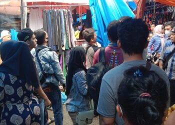 Penertiban dan penataan pedagang kaki lima di Pasar Horas kembali mendapatkan perlawanan