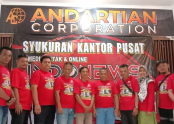 Syukuran Kantor Baru Media-Indonews Berlangsung Sederhana Namun Penuh Makna