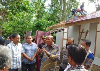 Pemkab dan BAZNAS Langkat Bedah Rumah Warga. Afandin: “Semoga Meningkatkan Ibadah”
