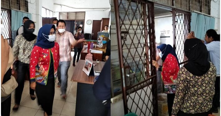Kunjungan mendadak Plt. walikota Pematangsiantar ke PD. Pasar Horas Jaya