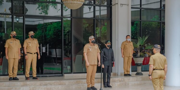 Pimpin Apel Hari Pertama Pasca Liburan Lebaran, Bobby Nasution : Jaga Terus Kekompakan & Kolaborasi Agar Target Terwujud