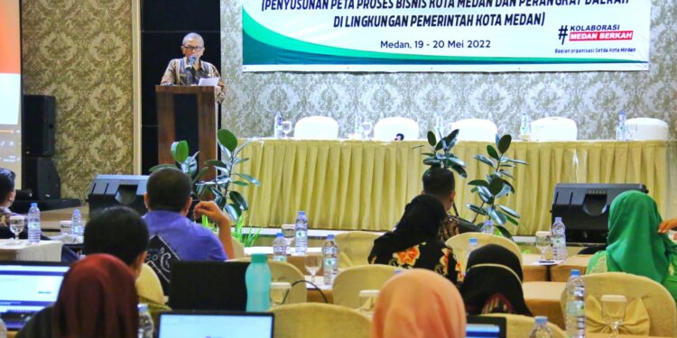 Pemko Medan Gelar Bimtek Penyusunan Peta Proses Bisnis Kota Medan dan Perangkat Daerah di Lingkungan Pemko Medan