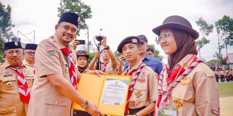 Bobby Nasution Apresiasi Digelarnya Jambore Cabang Gerakan Pramuka
