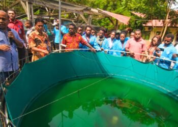 Puluhan Mahasiswa STIPER-PBW Studi Tour ke Kampus STIPER Santo Thomas Aquinas Jayapura