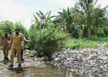 Cegah Masyarakat Buang Sampah Dimalam Hari, Jajaran Kecamatan Medan Selayang Rutin Patroli Sampah Dari Malam Hingga Subuh
