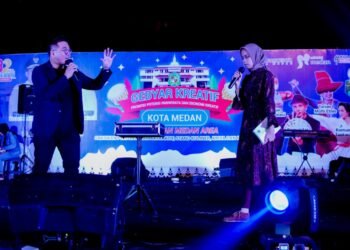 Gebyar Kreatif Di Kecamatan Medan Area, Tarian Minang dan Aksi Magician Undang Decak Kagum