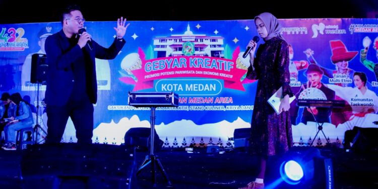 Gebyar Kreatif Di Kecamatan Medan Area, Tarian Minang dan Aksi Magician Undang Decak Kagum