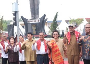 Resmikan Patung Almarhum Letjen Jamin Gintings, Bobby Nasution : Kita Akan Lestarikan Semangat Yang Telah Ditunjukkan Almarhum