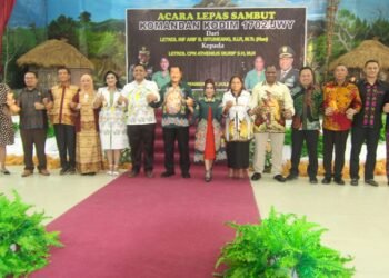 Lepas Sambut Komandan Kodim 1702/Jayawijaya