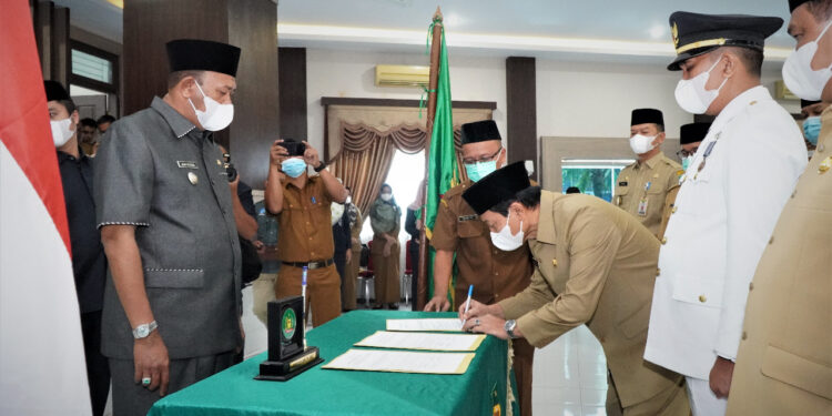 Afandin Lantik 10 Pejabat di Jajaran Pemkab Langkat, Berikut Datanya