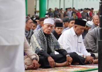 Sholat Idul Adha di Brandan. Afandin: “Kurban Membangun Rasa Empati & Kepedulian”