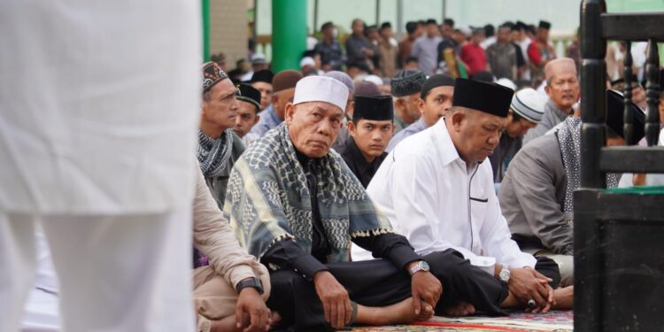 Sholat Idul Adha di Brandan. Afandin: “Kurban Membangun Rasa Empati & Kepedulian”