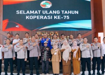 Ulang Tahun Koperasi ke-75, Pengurus Koperasi Wirota Wiropati Polda Sulbar Dilantik