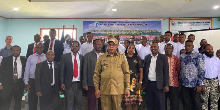 Bupati Yalimo Resmi Buka Pelatihan Penginjilan GJR Papua