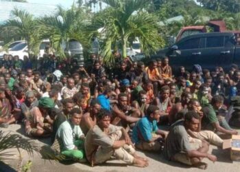 Ratusan Massa Aksi PRP Meepago di Nabire Ditangkap