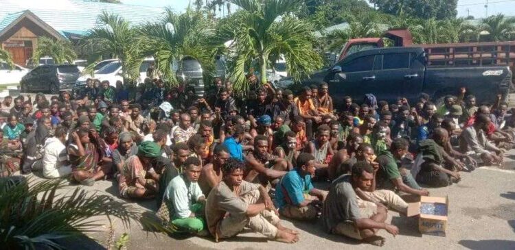 Ratusan Massa Aksi PRP Meepago di Nabire Ditangkap