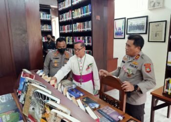 Polda Sulut, Polres Minahasa dan Pam Swakarsa Gereja Amankan Konferensi VII dan Pertemuan Raya Kaum Bapak Katolik Keuskupan Manado