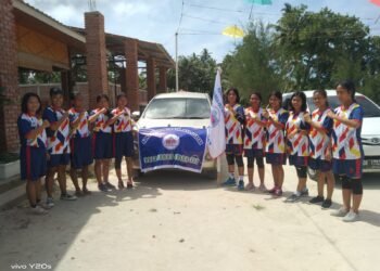 Ketum PBVSI Nisel Berangkatkan Kontingen Bola Voli ke Kejurwil 5 di Nias Barat