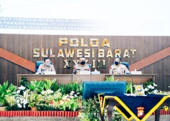 Audit Kinerja Itwasum Polri Tahap II Tahun 2022 Berakhir, Ini Pesan Kapolda Sulbar