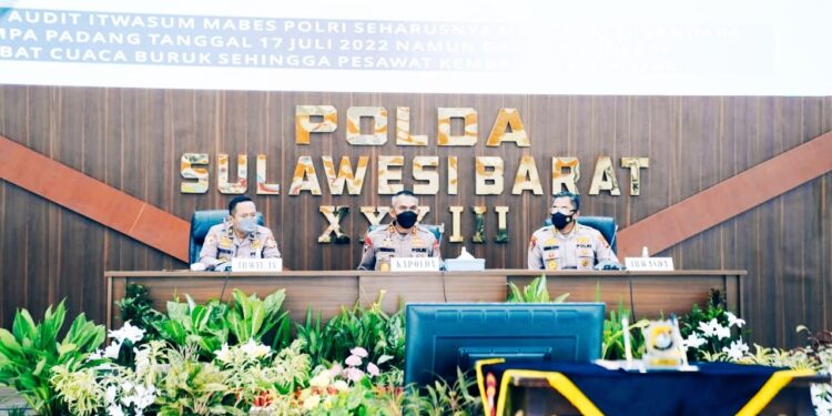 Audit Kinerja Itwasum Polri Tahap II Tahun 2022 Berakhir, Ini Pesan Kapolda Sulbar